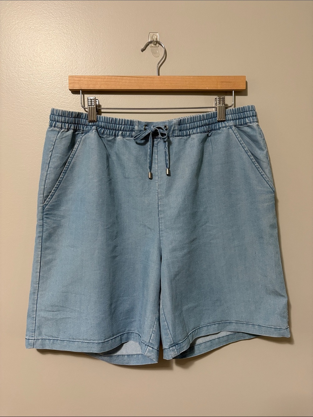 Minimum Cicilie Shorts Blue Chambray Shorts